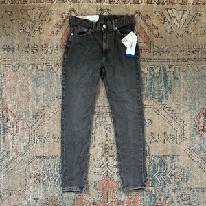NEW H&M Charcoal Stretch Denim Skinny Jeans, Slim Fit NWT